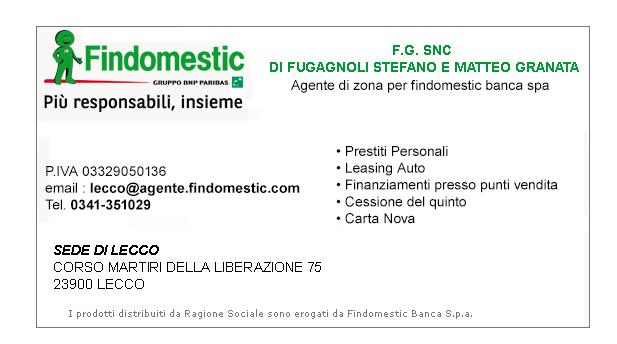 Invia email a findomestic lecco